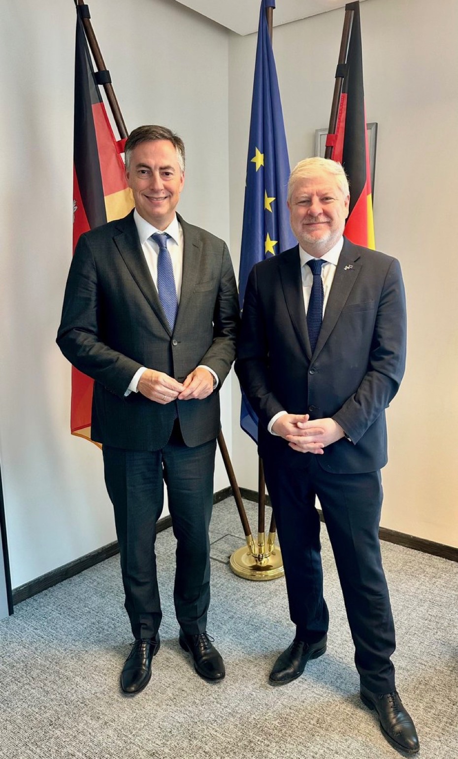 With David McAllister MEP, European Parliament Foreign Affairs Chair.