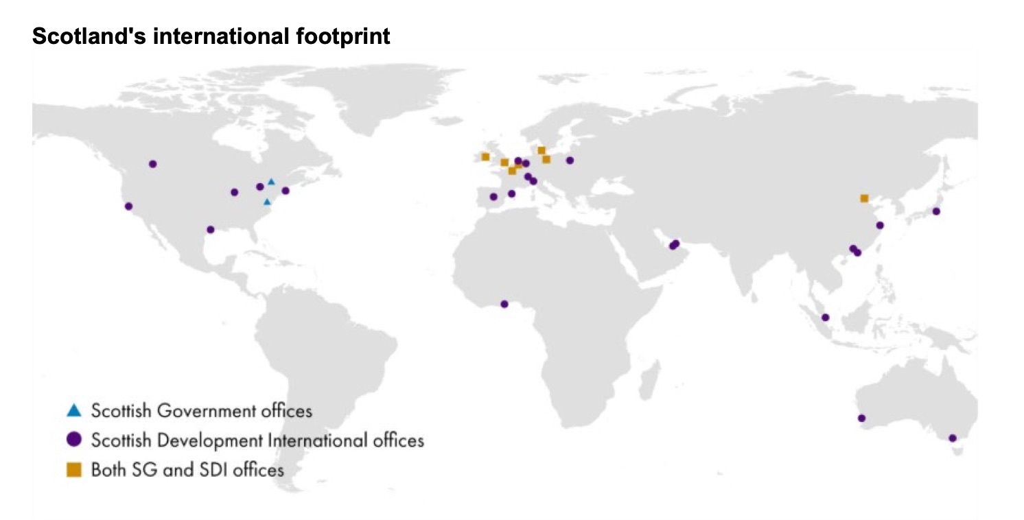 Scotland's international network.