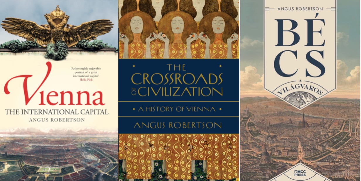 UK, US and Hungarian editions of Vienna: The International Capital.